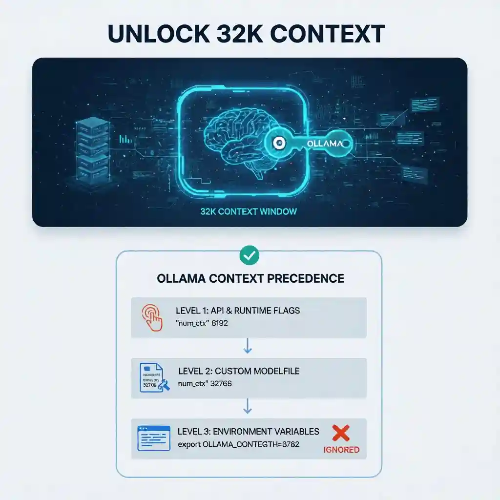 how to change ollama context window size